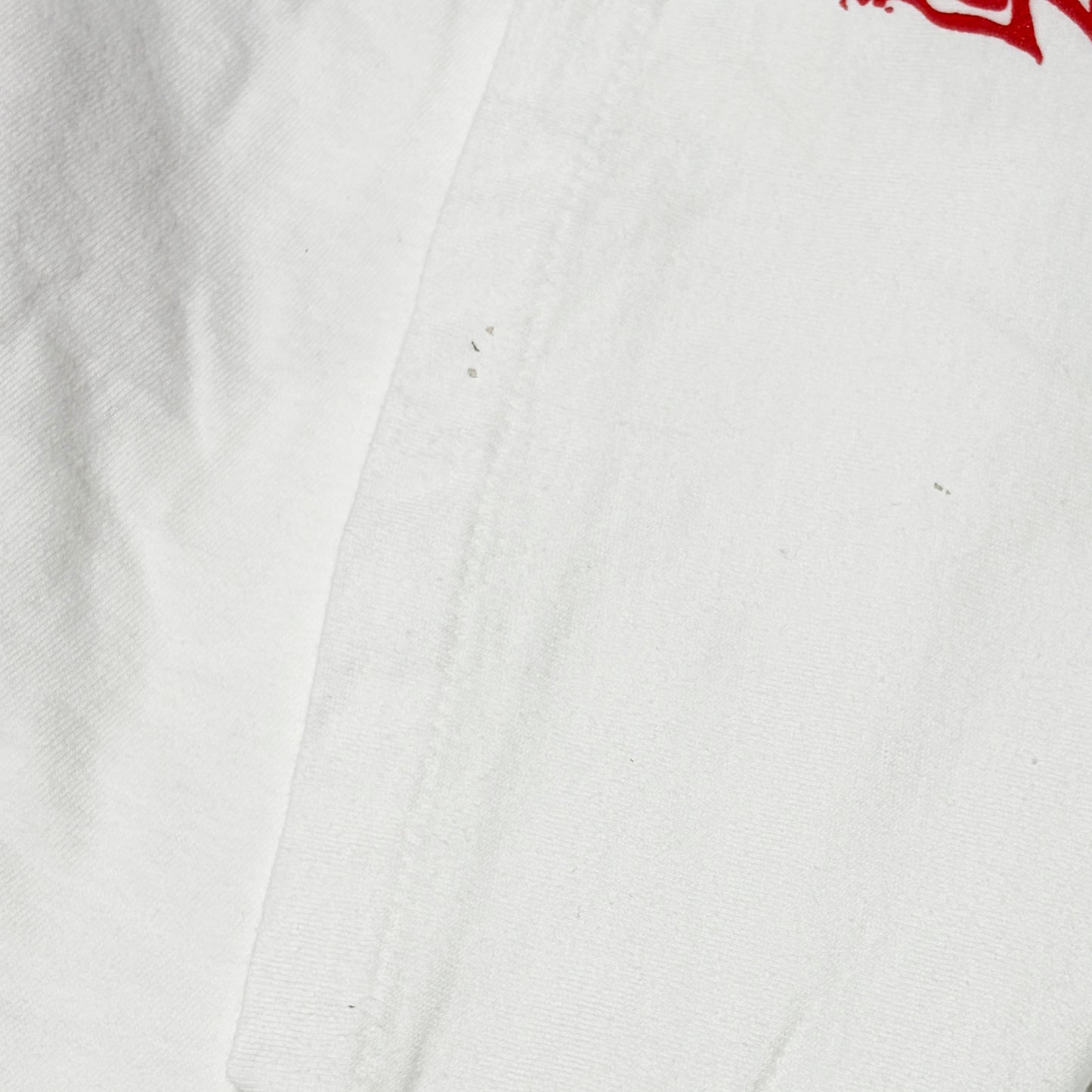 90's〜 Hanes "Don't be a Wussy. Red Pussy." T Size (XL)