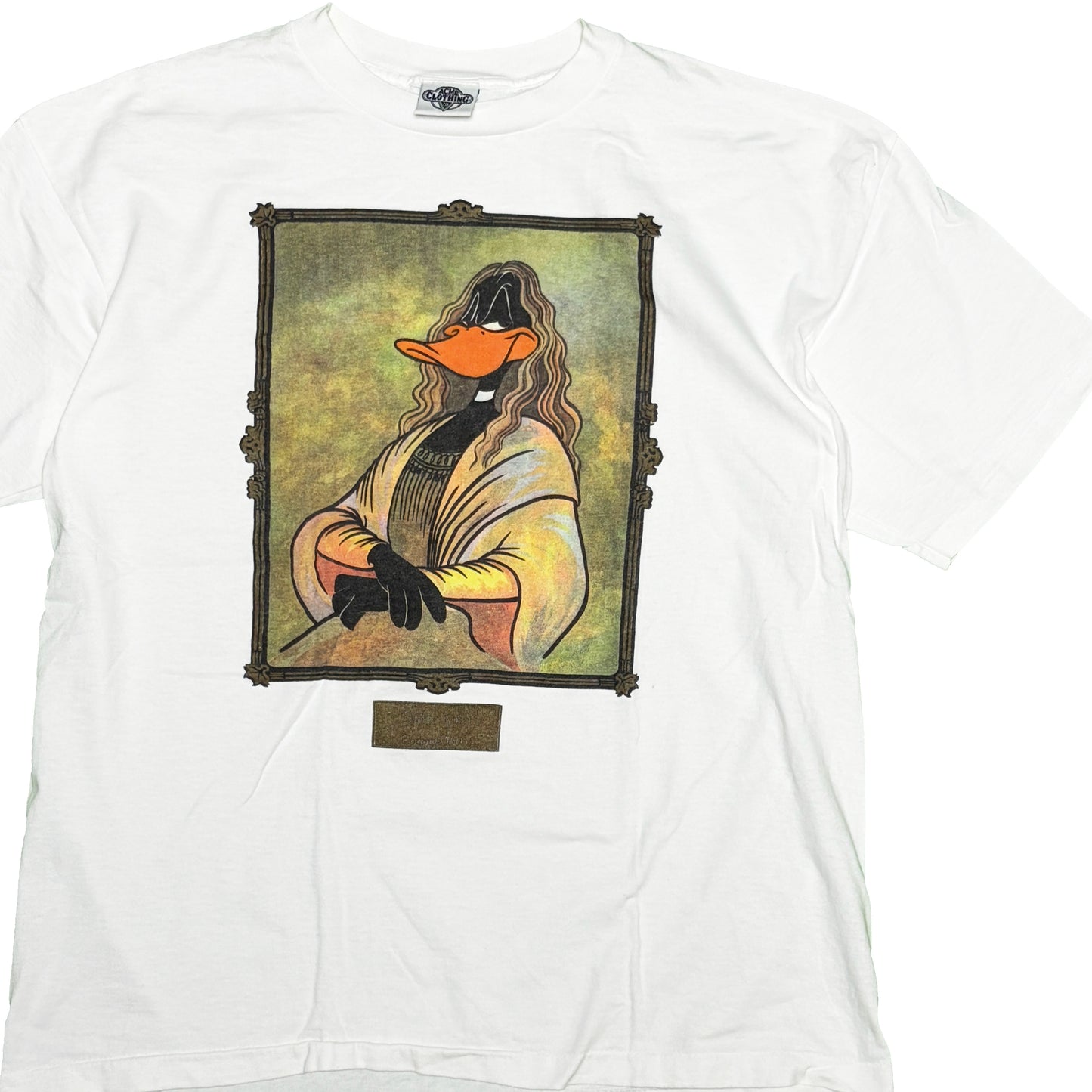 90's ACME CLOTHING Mona Lisa Parody T "Daffy Duck " Size (XL)
