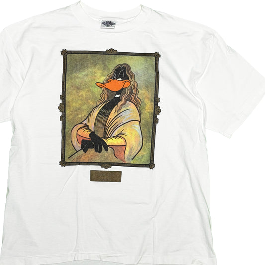 90's ACME CLOTHING Mona Lisa Parody T "Daffy Duck " Size (XL)