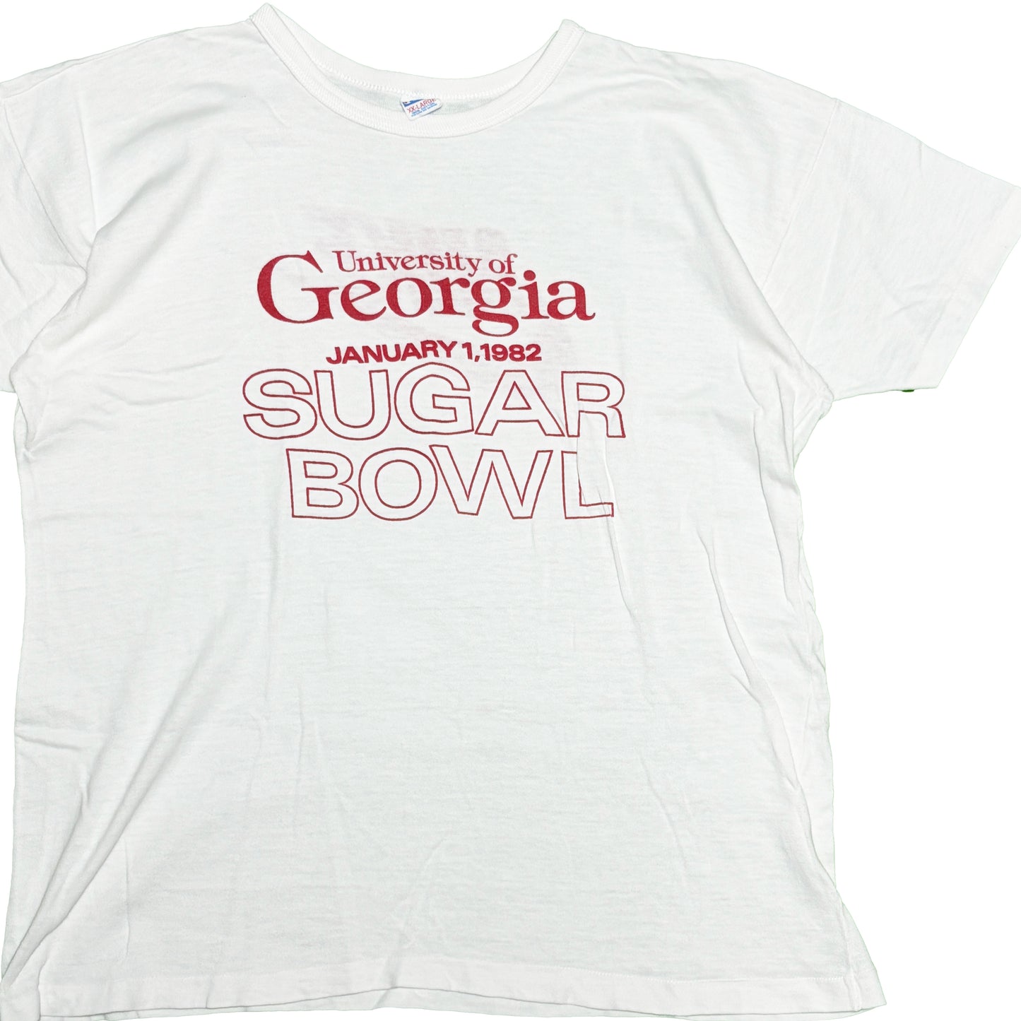 80's Champion "University of Georgia SUGAR BOWL" NIKE Back Print T Size (XXL) スペシャル！