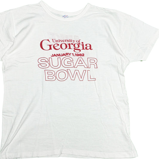 80's Champion "University of Georgia SUGAR BOWL" NIKE Back Print T Size (XXL) スペシャル！