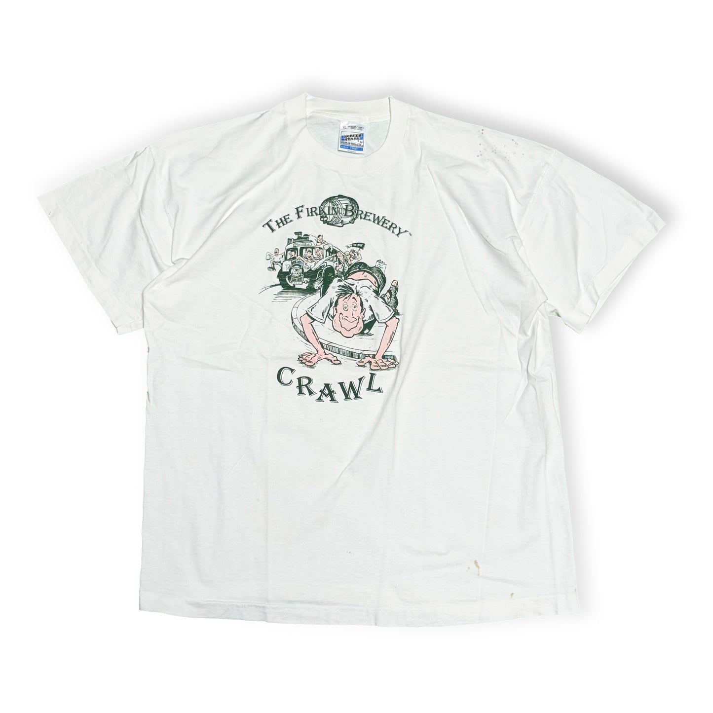 90's SCREEN STARS "The Firkin Brewery" T Size (XL)