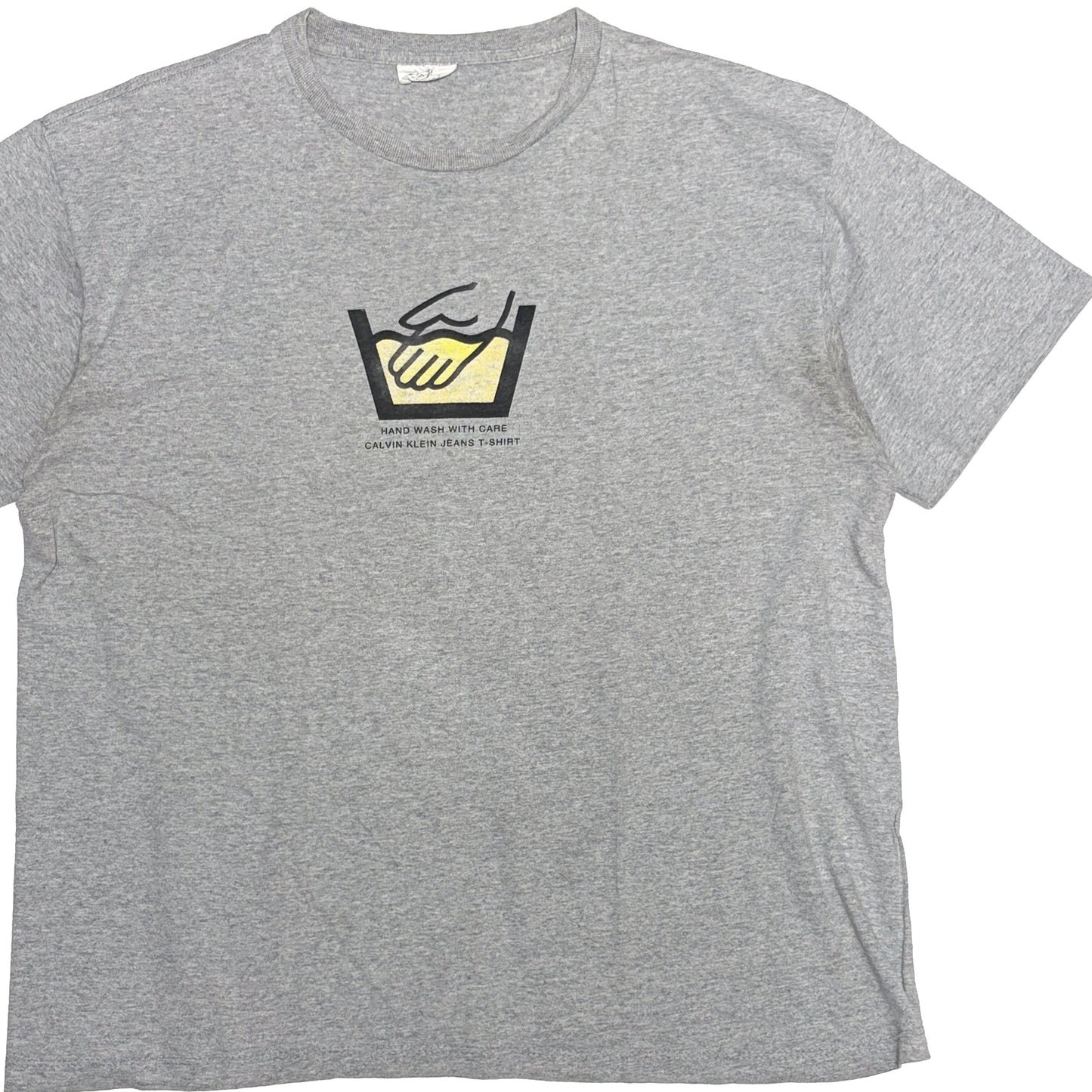 90's Calvin Klein Hand Wash T Size (L-XL)