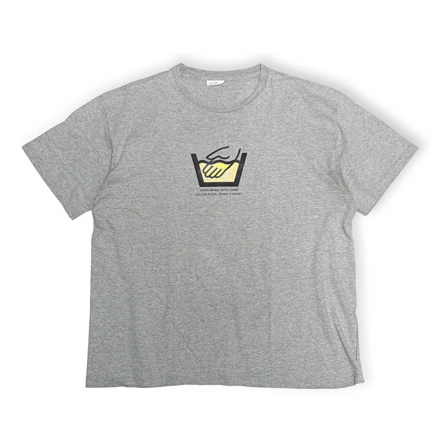 90's Calvin Klein Hand Wash T Size (L-XL)