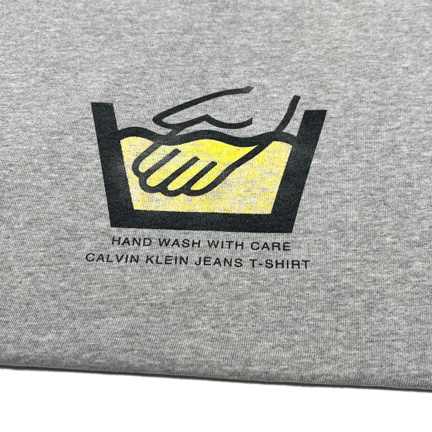 90's Calvin Klein Hand Wash T Size (L-XL)
