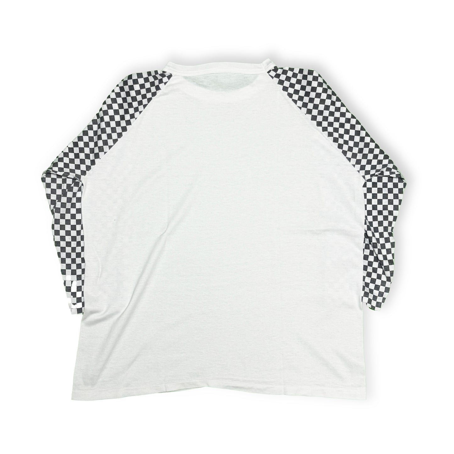 80's〜 Unknown Checker Sleeve T Size (L-XL)位