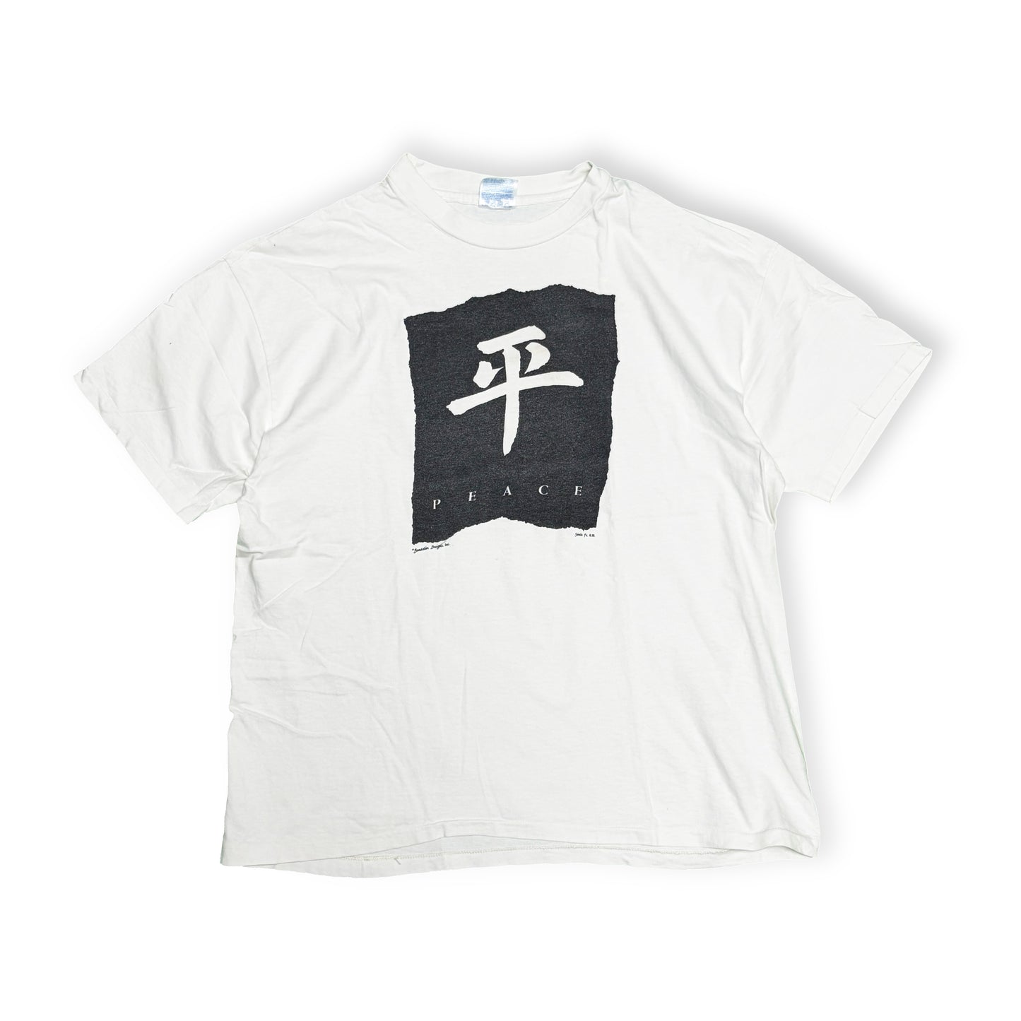 90's Hanes Peace 平和 T Size (XL)