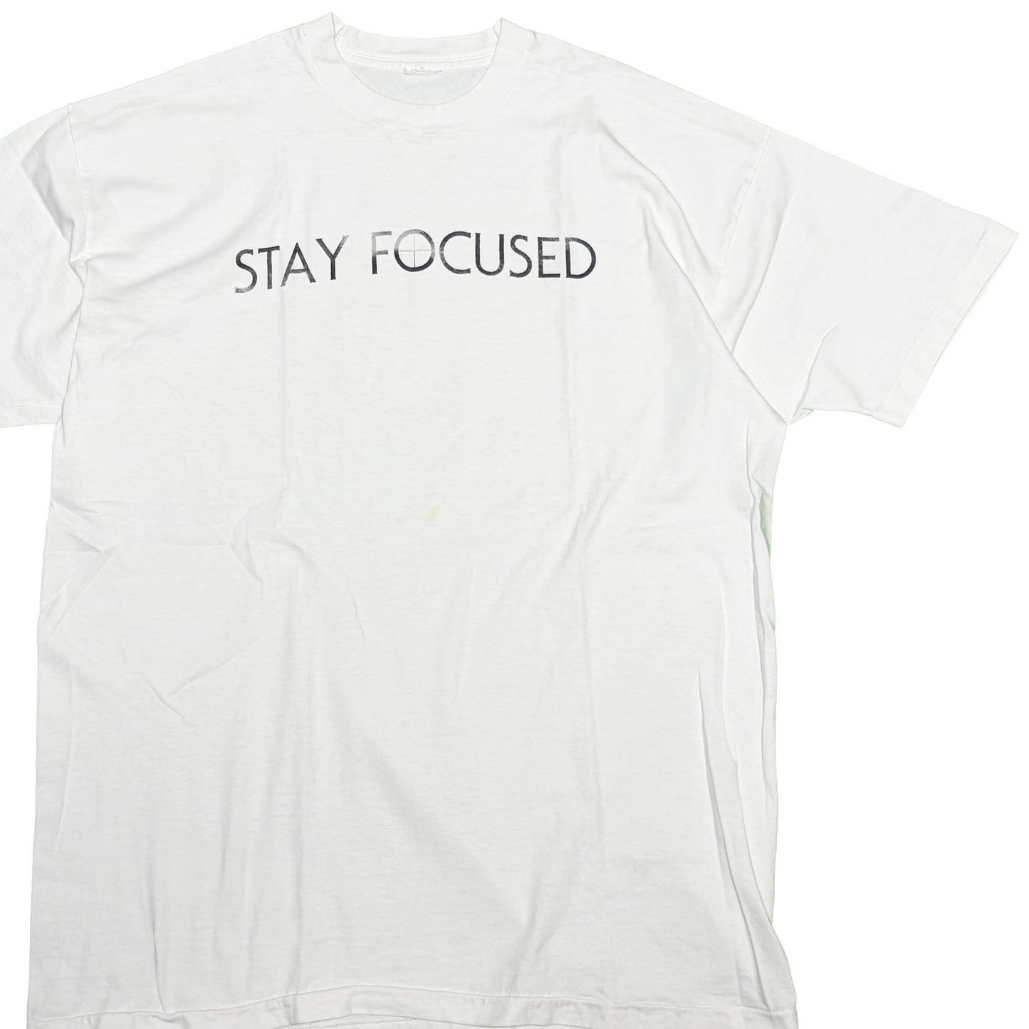 90's UnKnown "STAY FOCUSED" T Size (XL)位