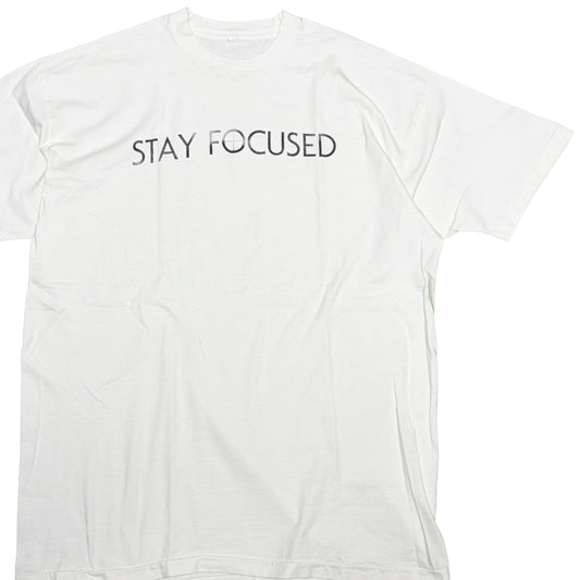 90's UnKnown "STAY FOCUSED" T Size (XL)位