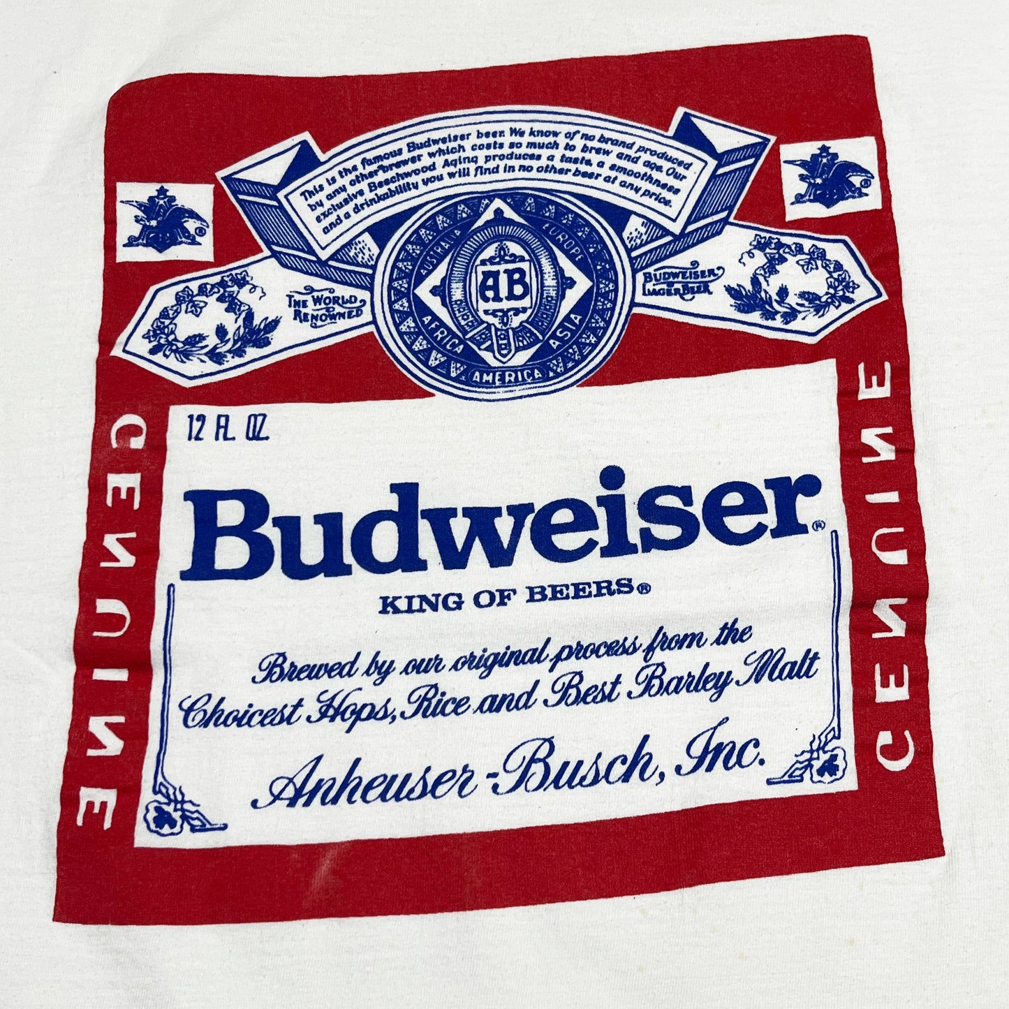 90's NEWSTAR Budweiser T Size (XL)