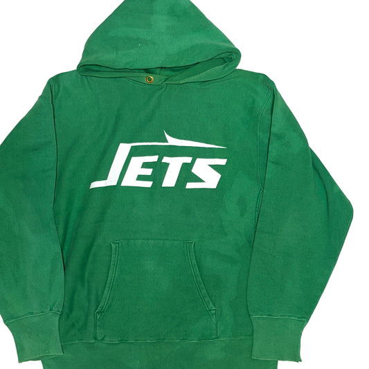 80's Champion R/W Parka "New York JETS" Size (XL)