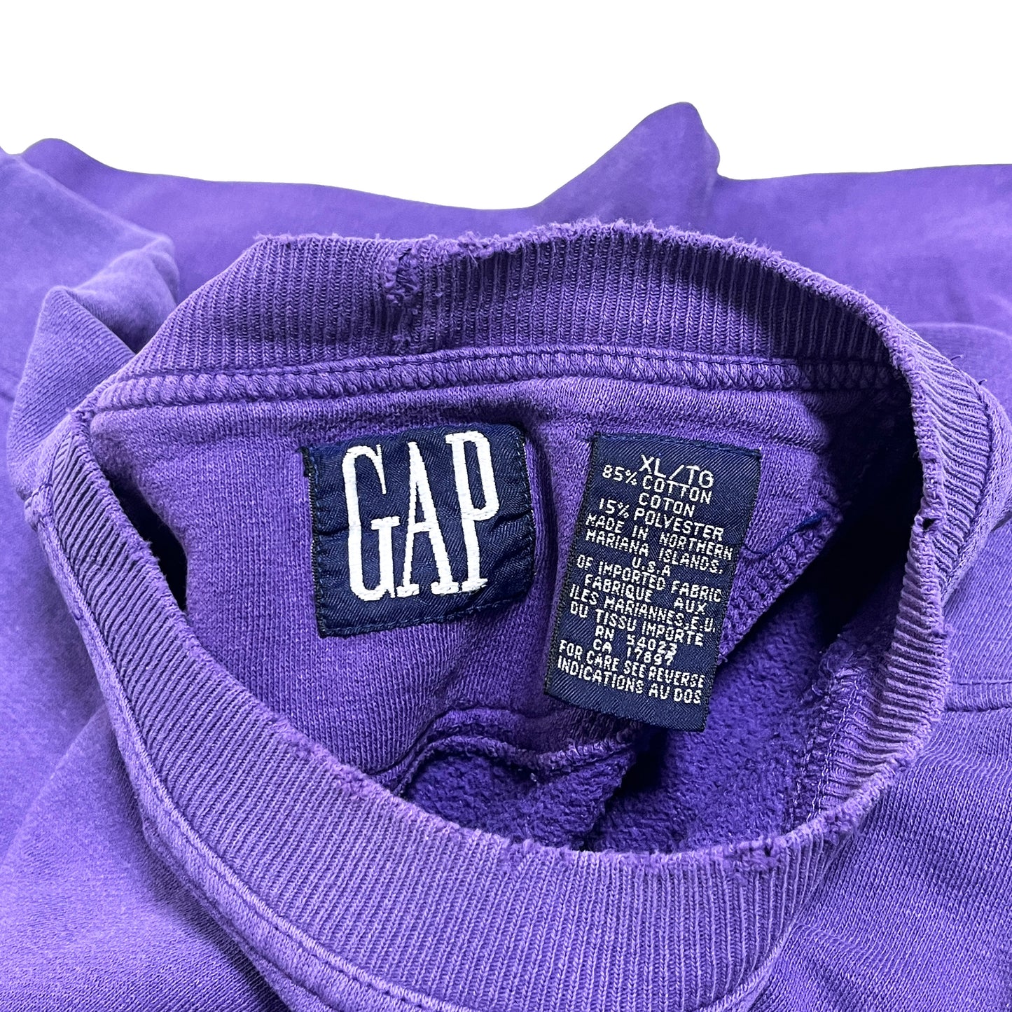 90's GAPSweat パープル 良雰囲気 Size (XL) グッドカラー！