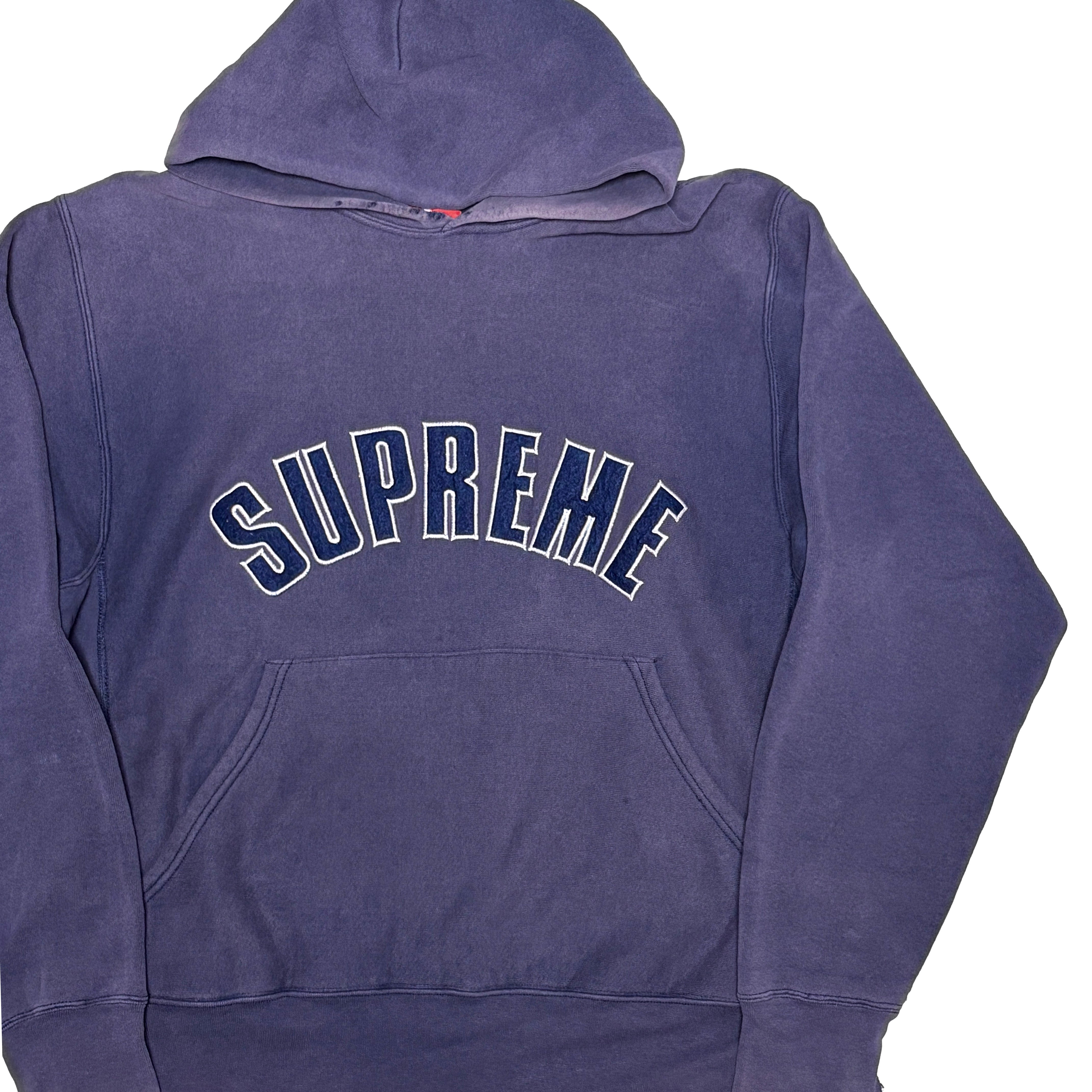 90s シュプリーム Supreme Old アーチロゴ パーカー L ヴィンテージ