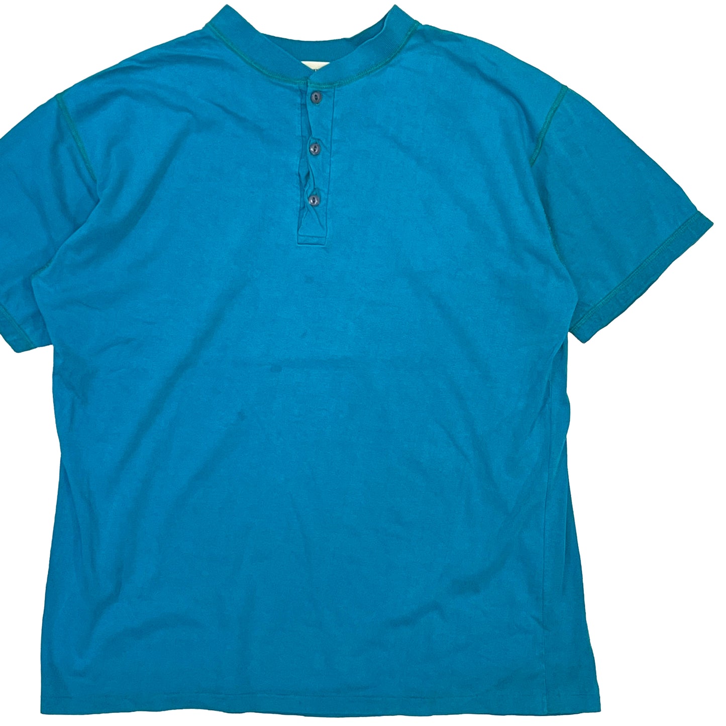 90's ST JOHN'S BAY Henry Neck ターコイズ Size (XL)位