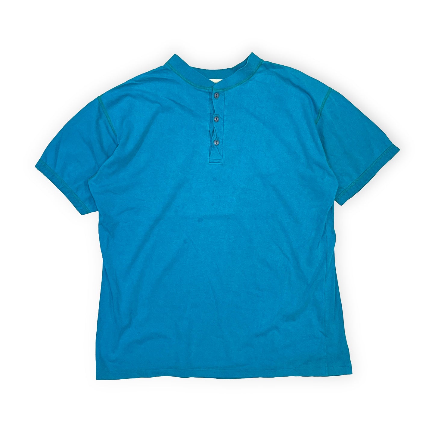 90's ST JOHN'S BAY Henry Neck ターコイズ Size (XL)位
