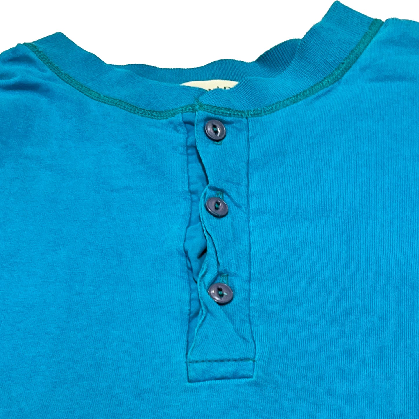 90's ST JOHN'S BAY Henry Neck ターコイズ Size (XL)位