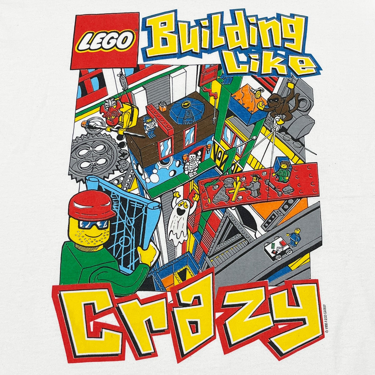 90's FRUIT OF THE LOOM LEGO T Size (XL) レア！