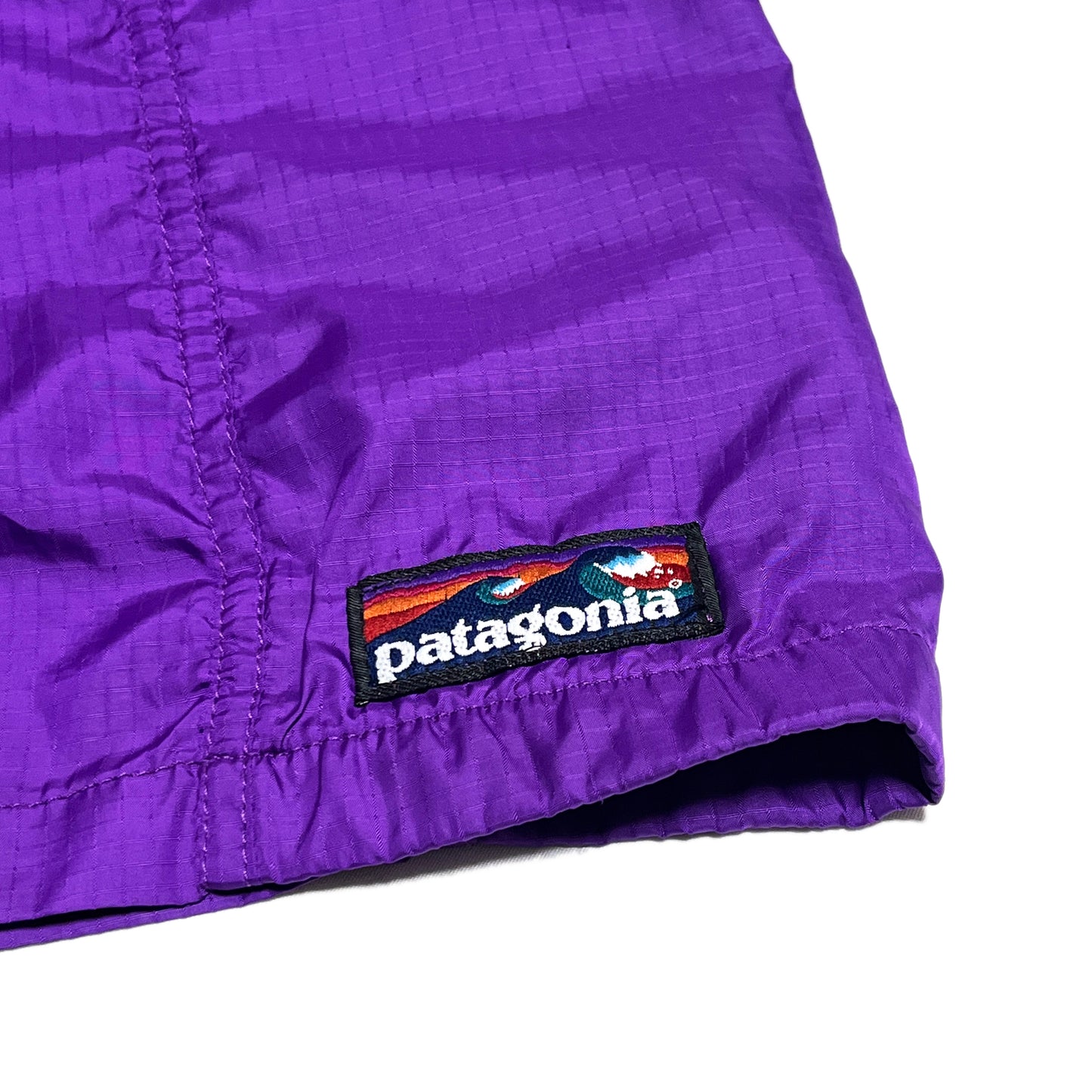 90's Patagonia 波タグ Baggies Shorts パープル Size (L) レアカラー！