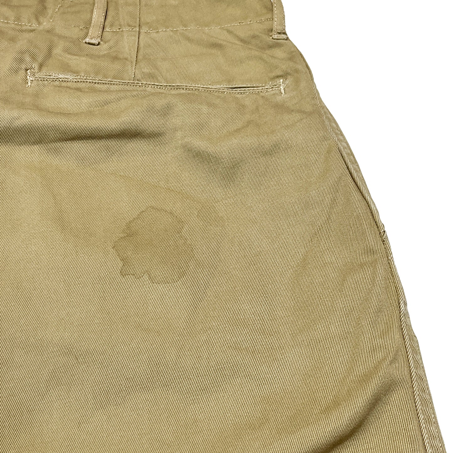 40's U.S.ARMY 41-Khaki Chino TROUSERS "METAL BUTTON" Size (W36 L33.5)位 スペシャル！