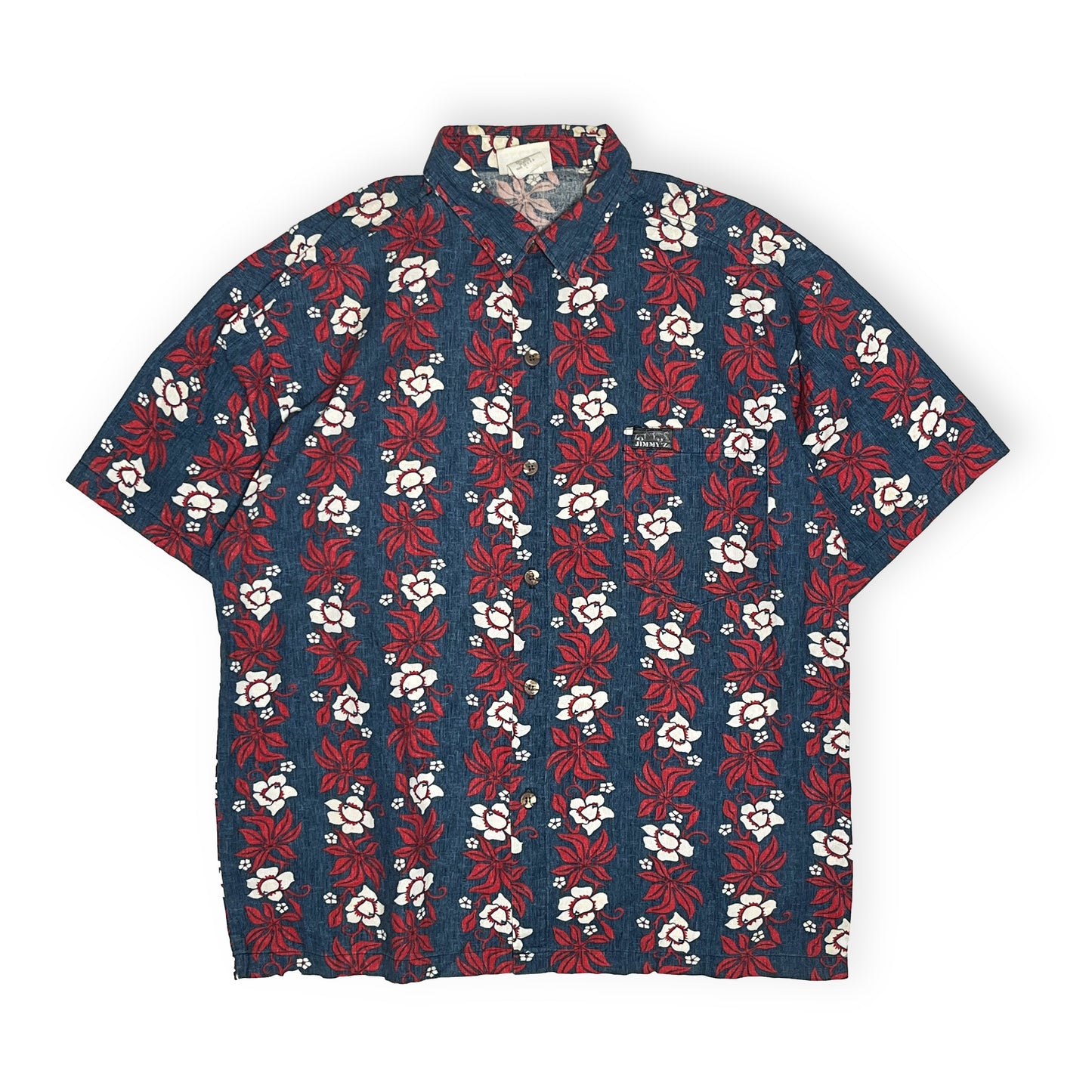 90's JIMMY'Z Cotton S/S Hawaiian SH Size (L)
