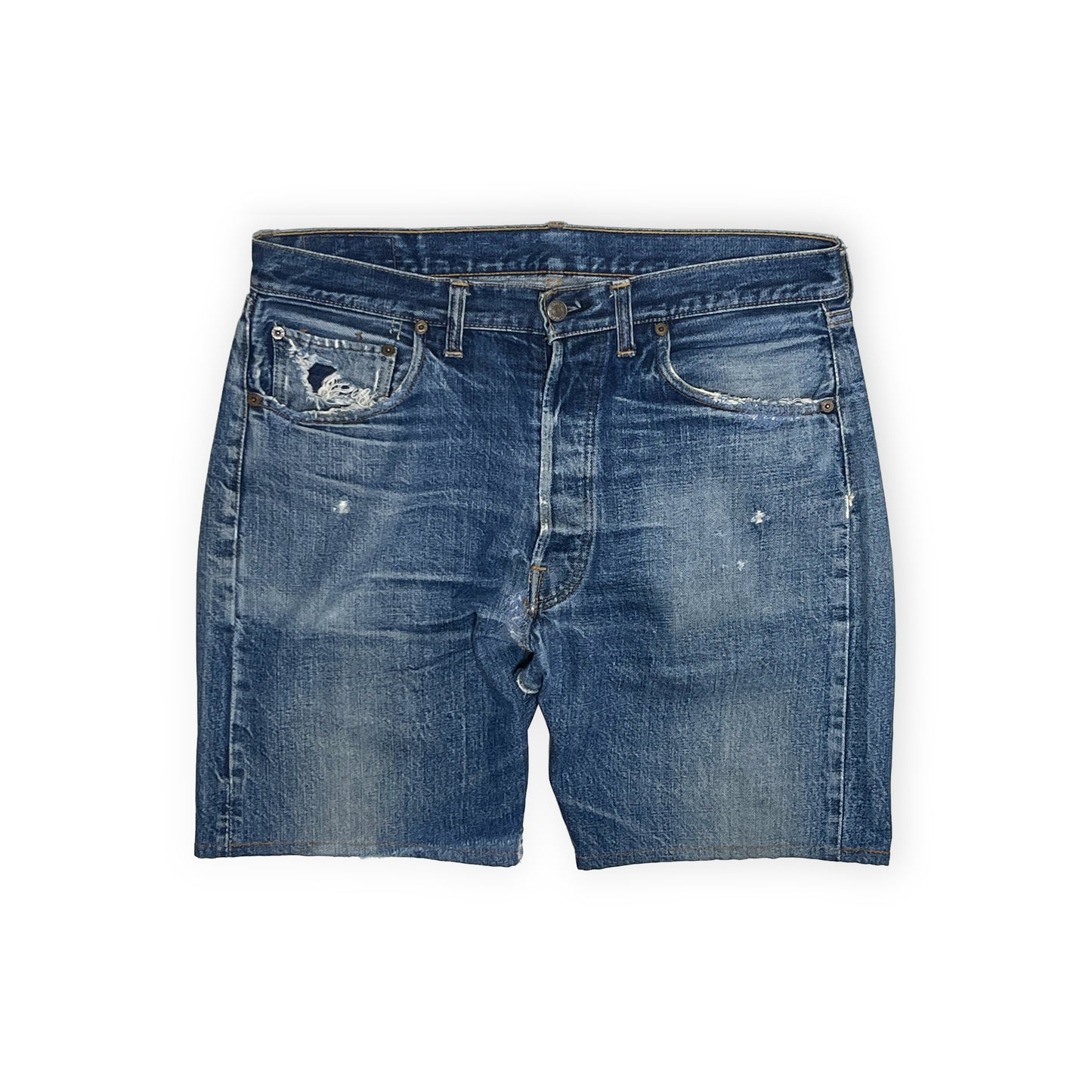 70's Levi's 501 Big-E Denim Shorts 極上色落ち Size (W36)位