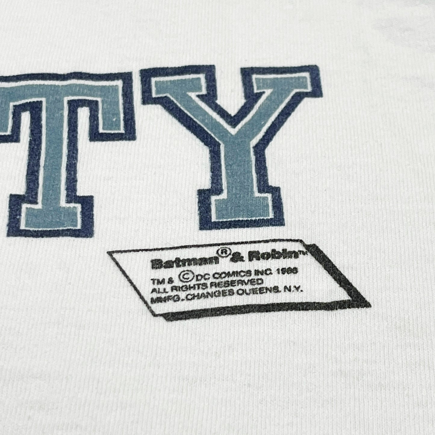 90's Changes Batman T "GOTHAM CITY UNIVERSITY" Size (XL)位