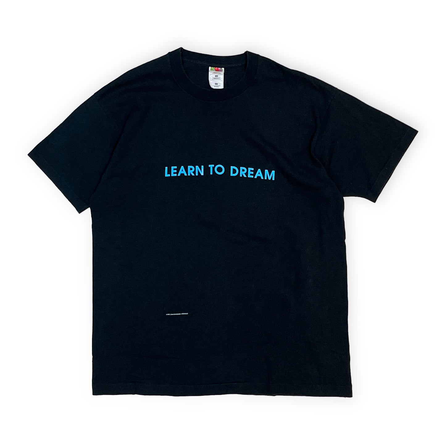 90's FRUIT OF THE LOOM John Baldessari T "LEARN TO DREAM" Size (XL)
