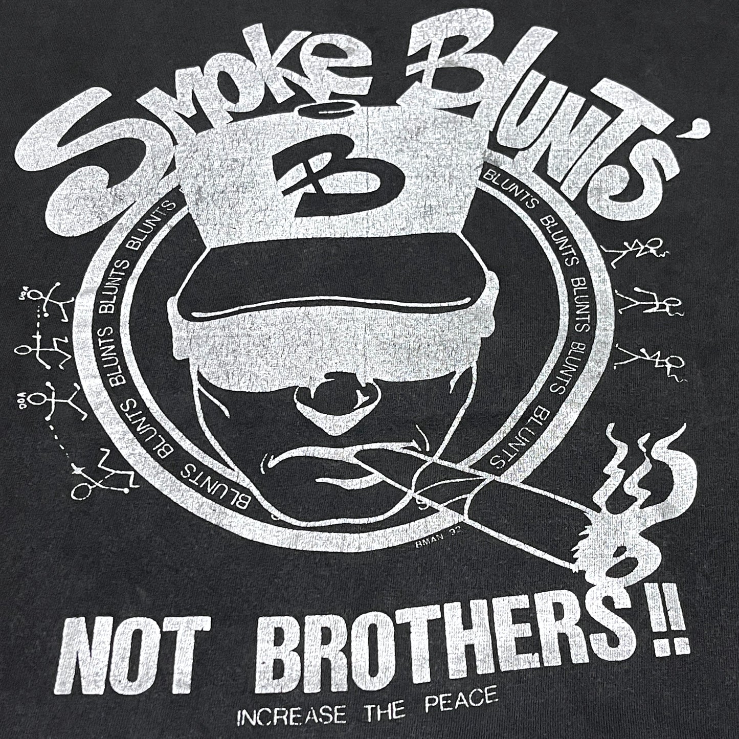 90's Hanes Smoke Blunt's〜 T Size (XXL) レア！
