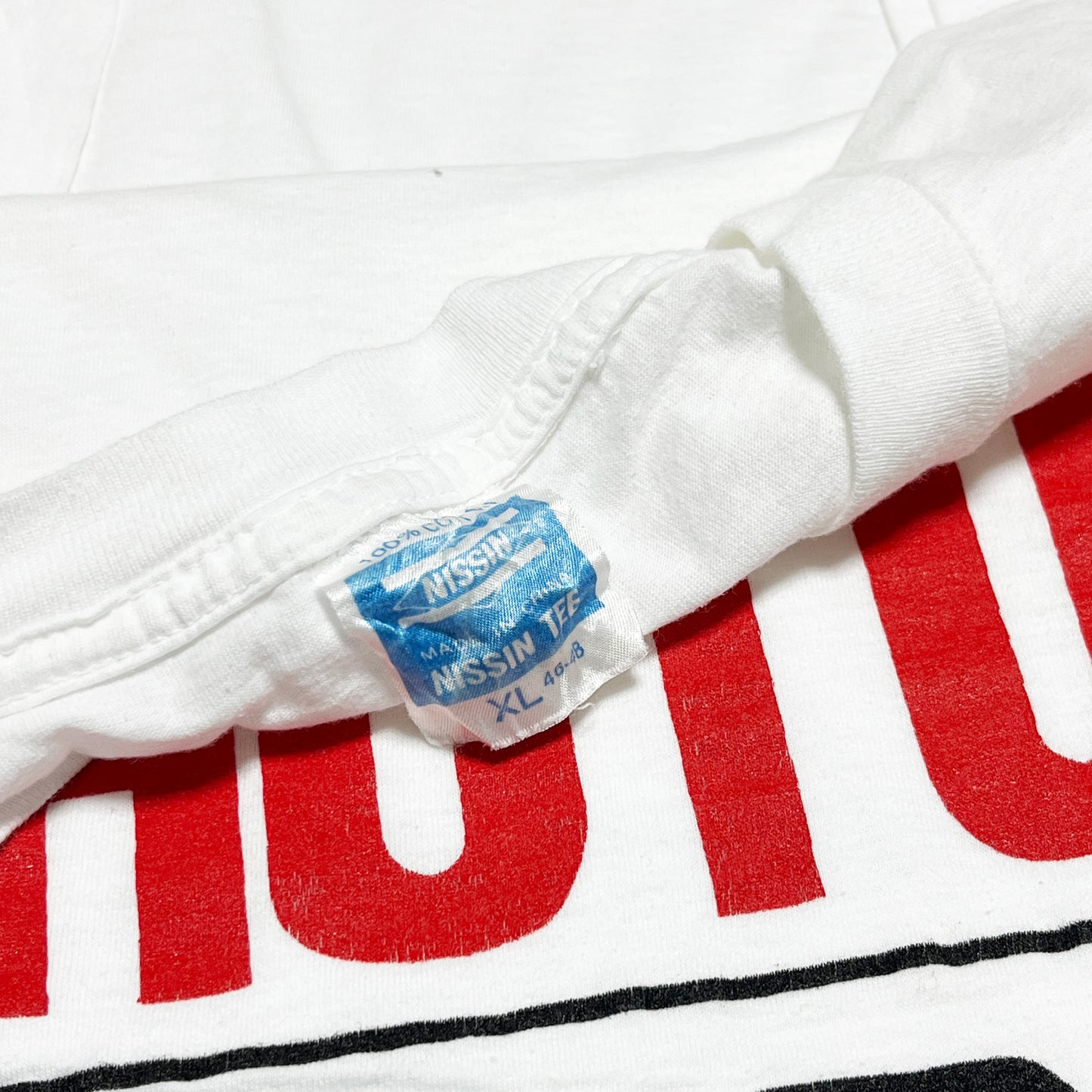 90's NISSIN TEE VISION STREET パロディー T Size (XL)