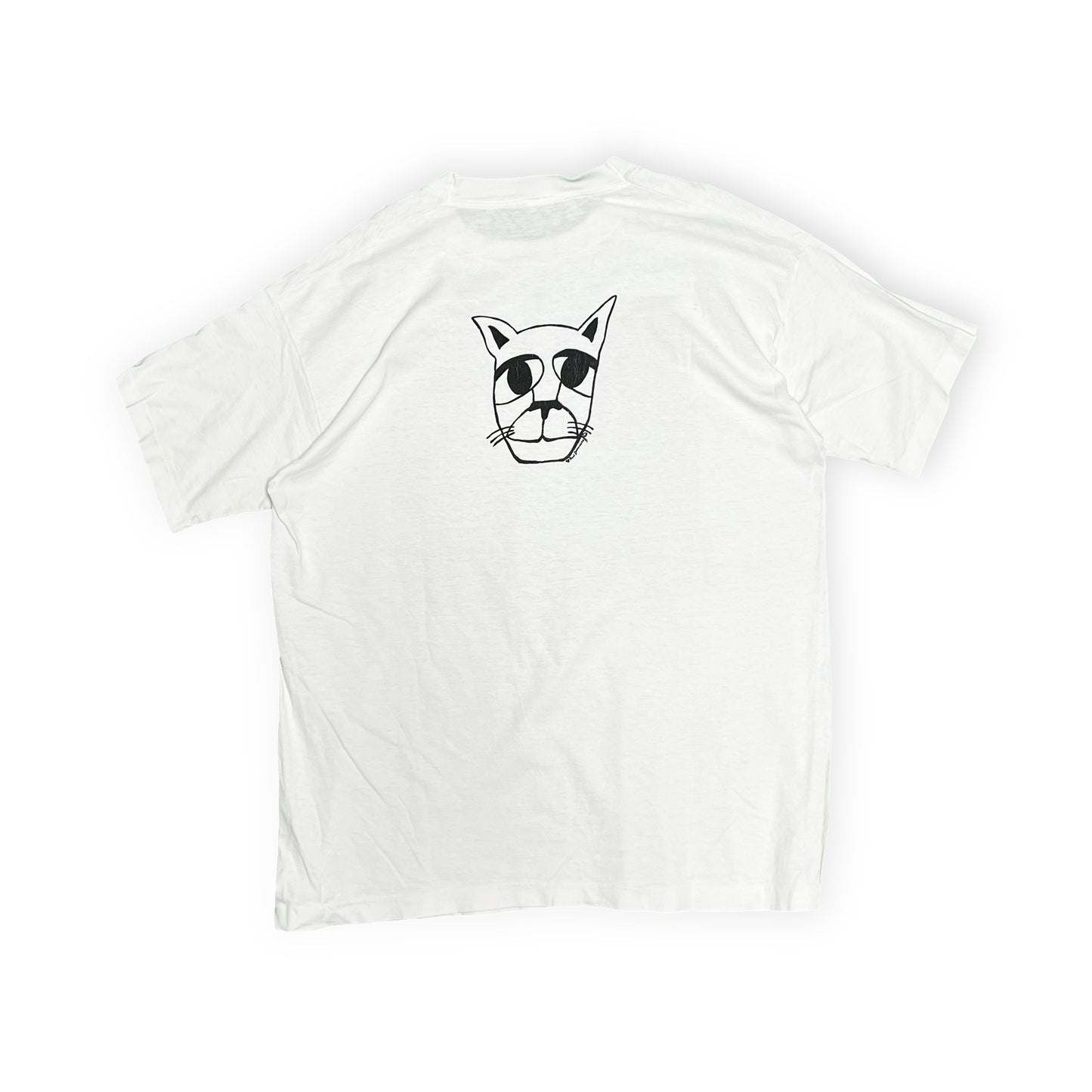 90's FRUIT OF THE LOOM "Dances With Kittens" T Size (XL)
