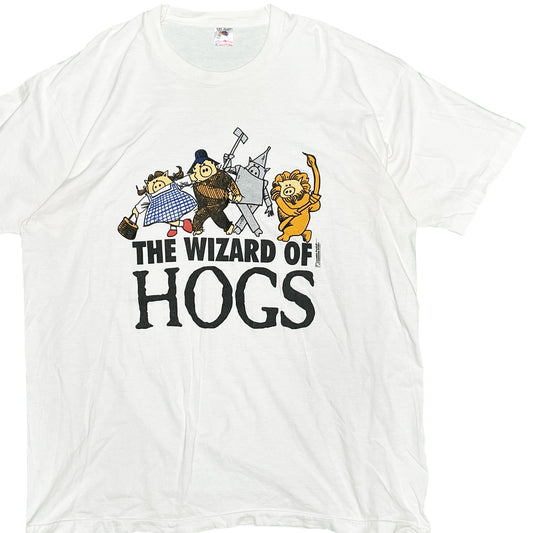 90's FRUIT OF THE LOOM "THE WIZARD OF HOGS" パロディー T Size (XXL)