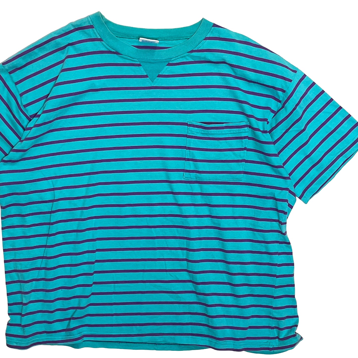 90's CHEETAH BY MERVYN'S 前V Border Pocket T Size (XL)