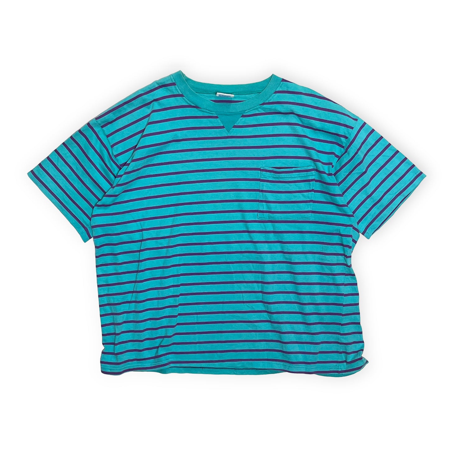 90's CHEETAH BY MERVYN'S 前V Border Pocket T Size (XL)