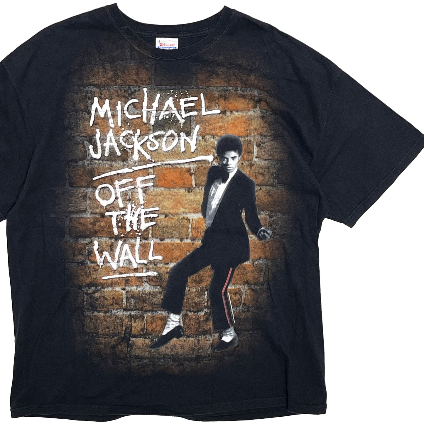 00's Hanes Michael Jackson T "OFF THE WALL" Size (2XL)