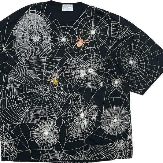 90's〜 Lee Spider Web T All Over Print Size (XXL) ビッグサイズ！