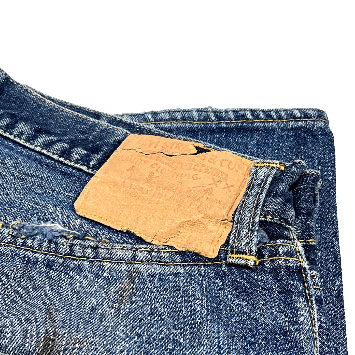 50's〜 Levi's 501XX Denim PT ギャラ期 オフセット 極上雰囲気！ Size (W34 L30)位 レア！