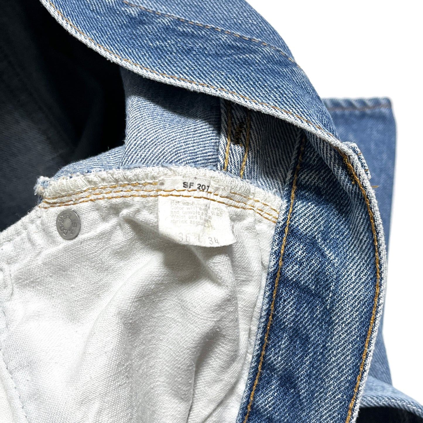 80's Levi's 501 66後期 Denim PT Size (W34 L30)位
