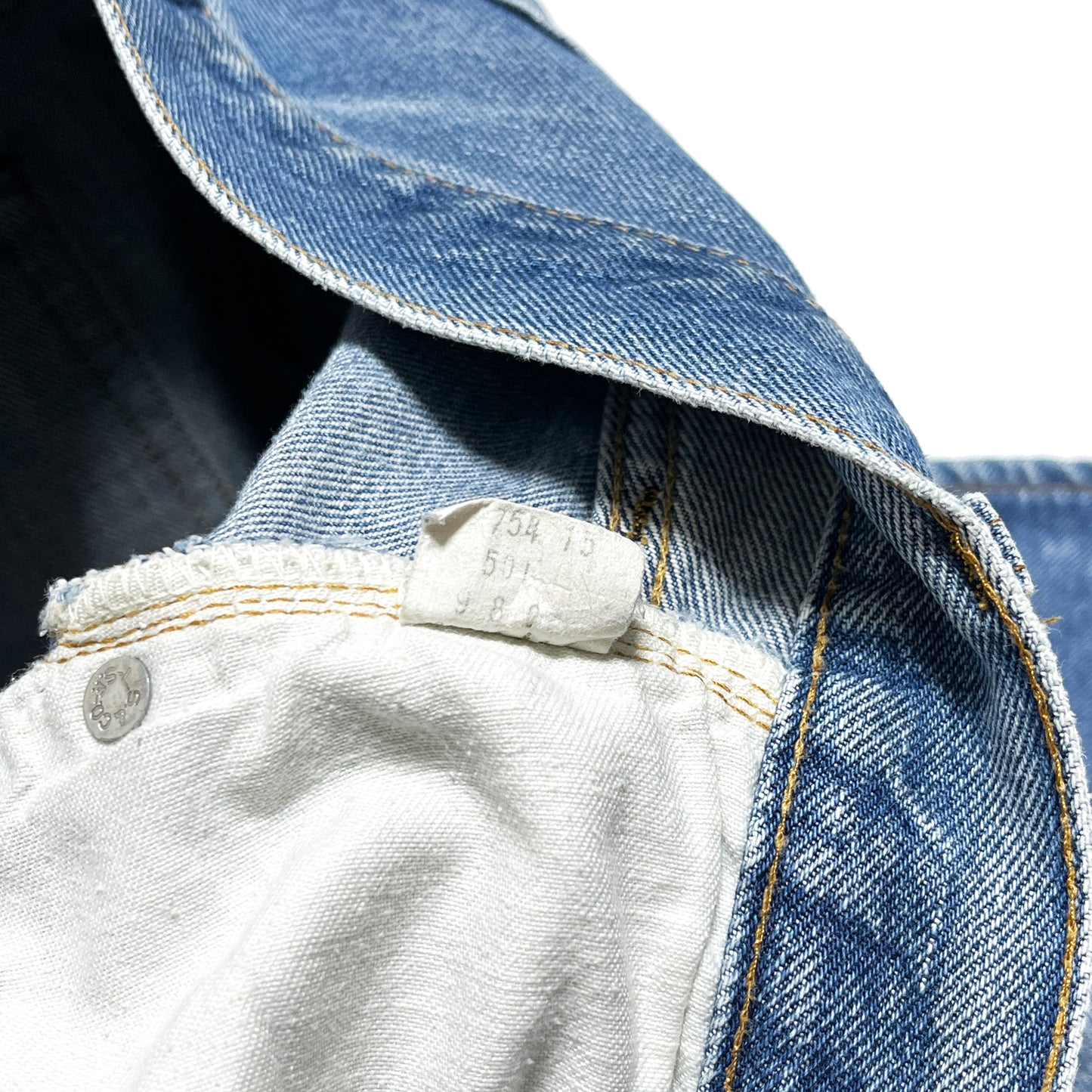 80's Levi's 501 66後期 Denim PT Size (W34 L30)位