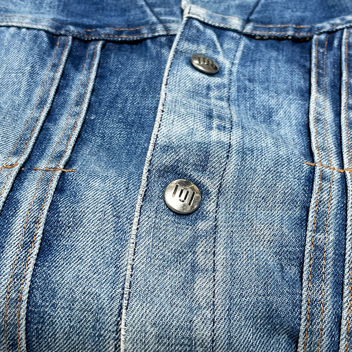 60's PowrHouse 101 Denim JKT 極上雰囲気 Size (46-48)位 ビッグサイズ！