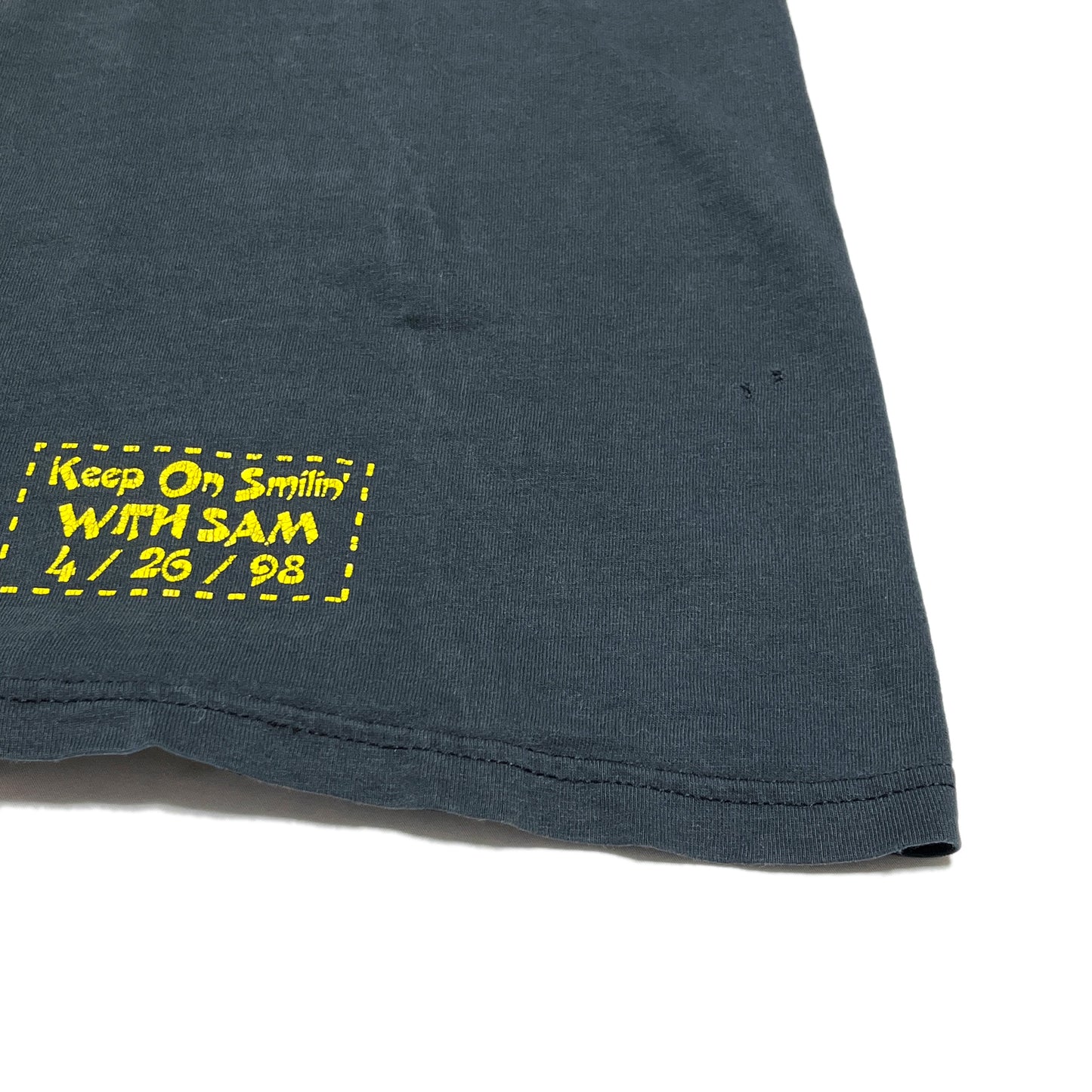 90's FRUIT OF THE LOOM Smile T 両面プリント Size (XL)