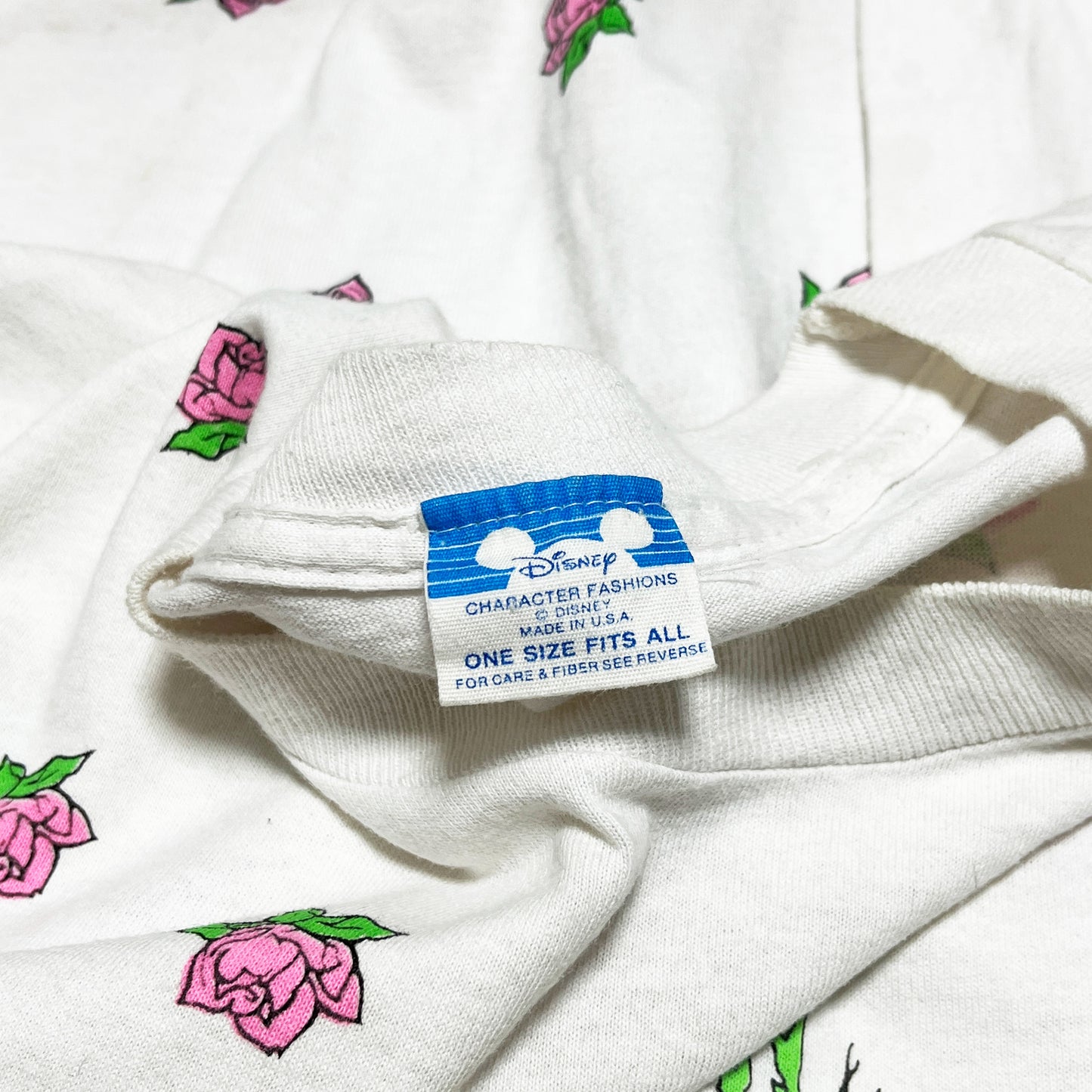 90's Disney "Beauty and the Beast T Size (ONE SIZE FITS ALL) レア！