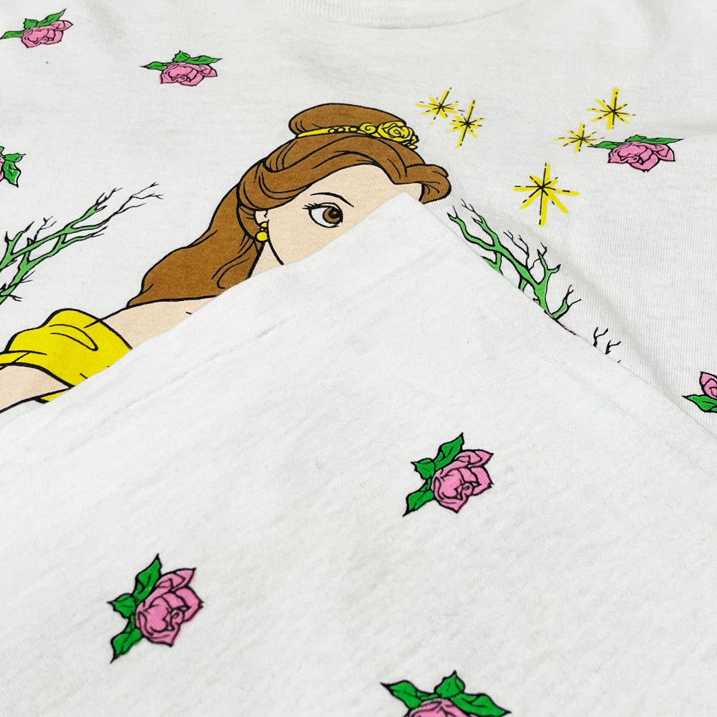 90's Disney "Beauty and the Beast T Size (ONE SIZE FITS ALL) レア！