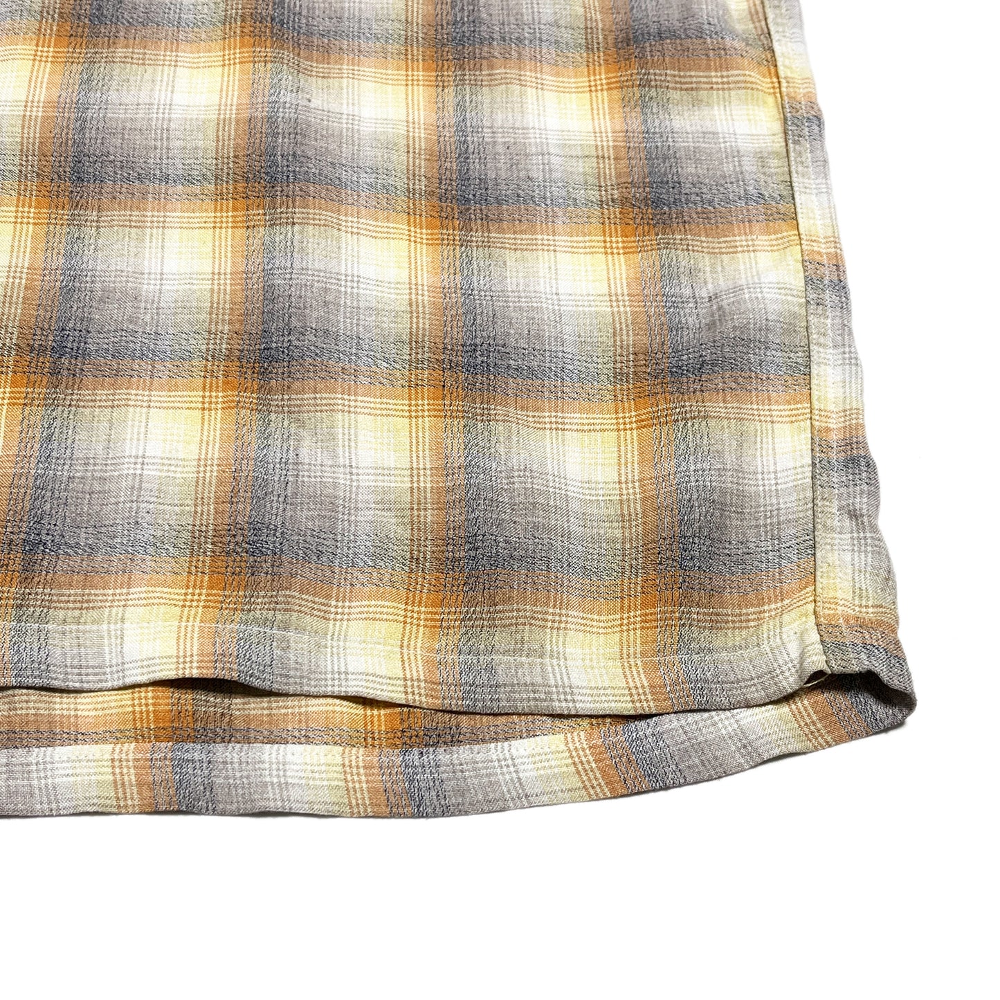60's Pilgrim Onbre Rayon L/S SH Size (L) レア！