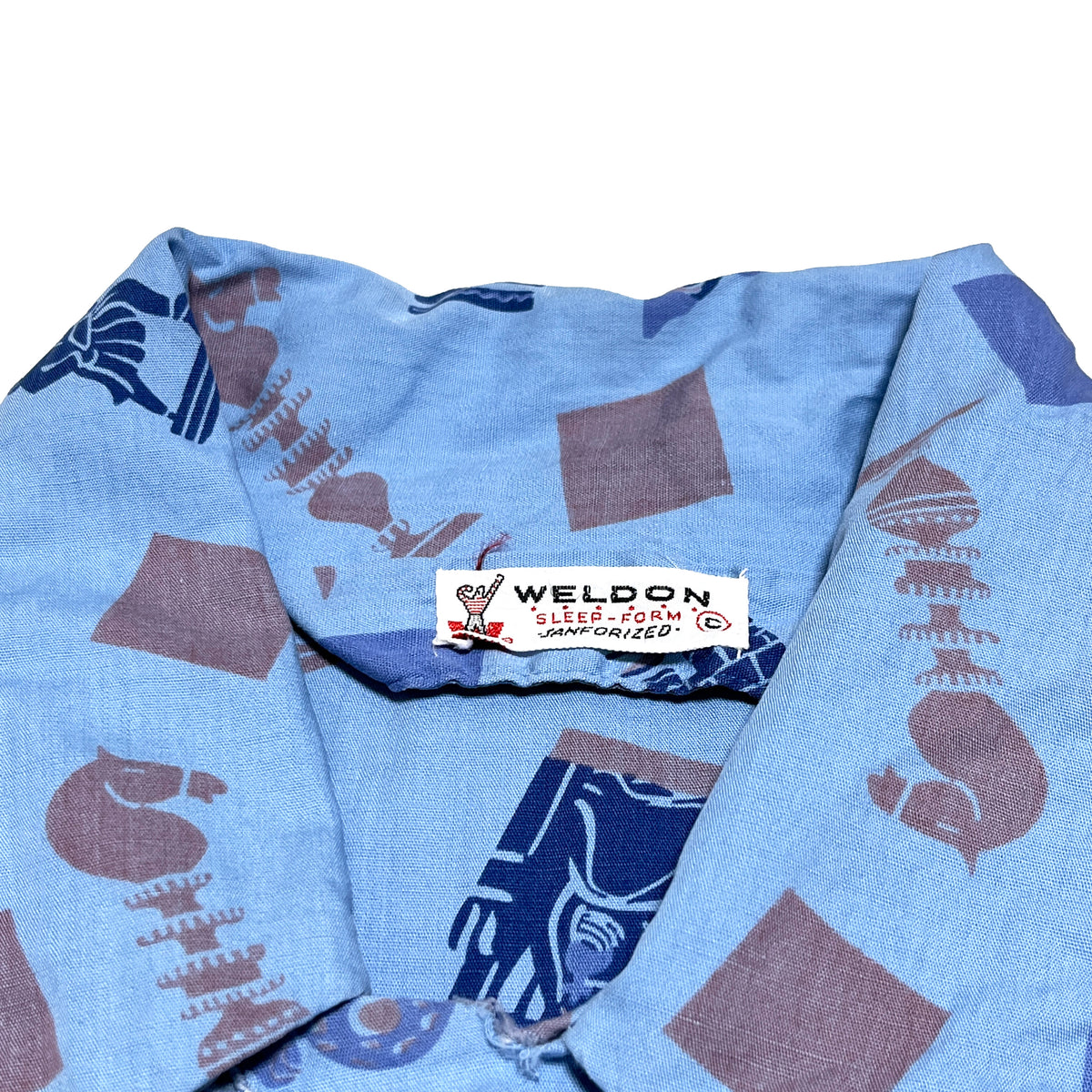 50's〜 WELDON Pajama SH 極上パターン Size (C)