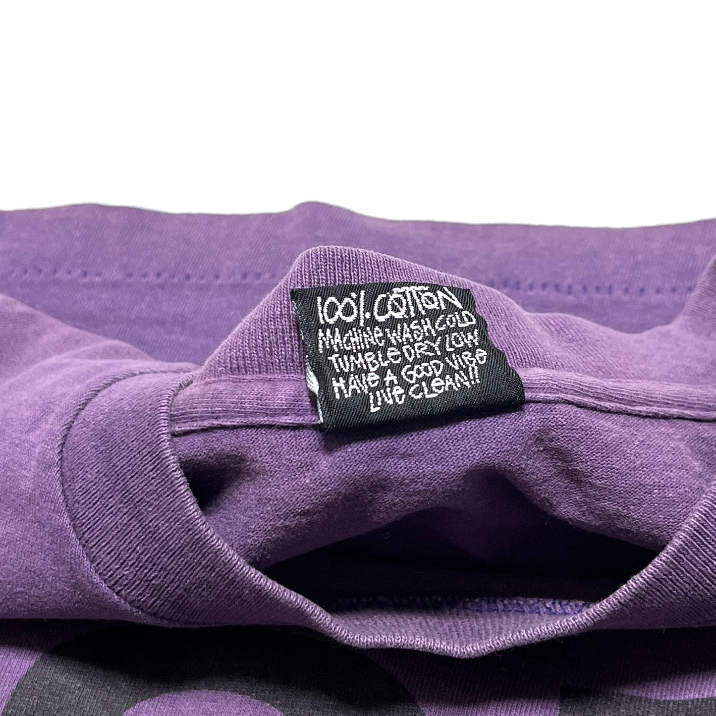 80's〜 黒タグ Old Stussy T 両面プリント Size (L) レア！