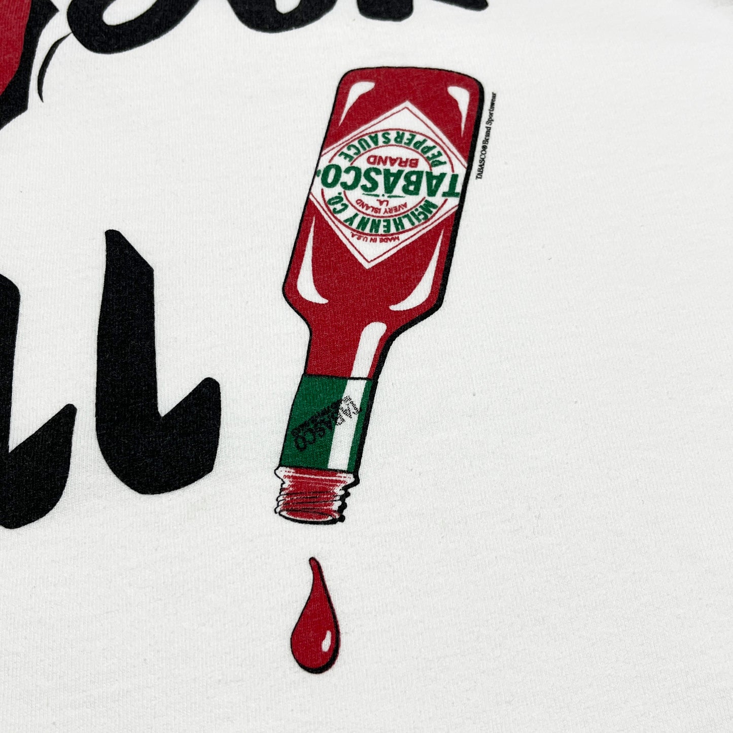90's TABASCO T "BONJOUR Y'ALL" Size (XL) レア！