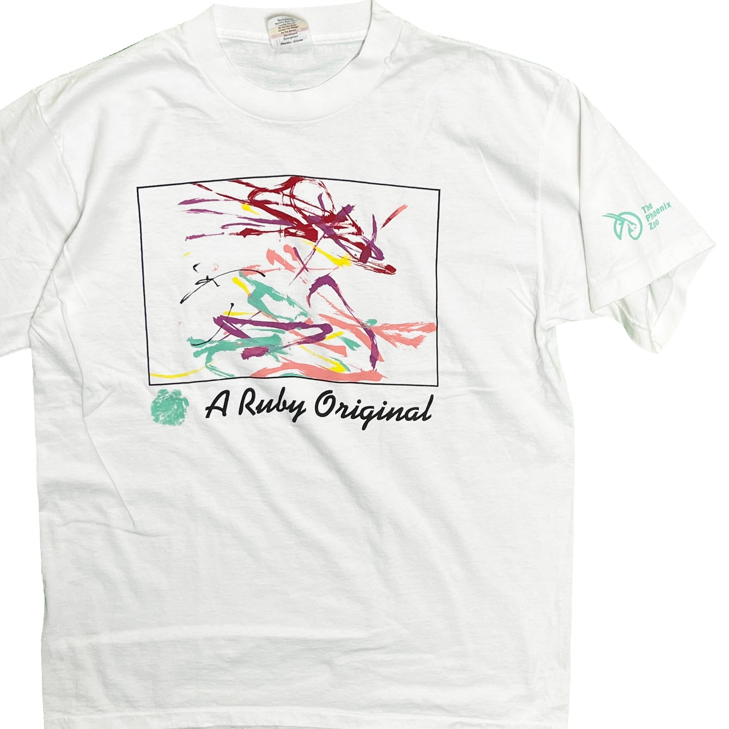 90's HAZELWOOD Phoenix Zoo T "Ruby Original" Size (XL)