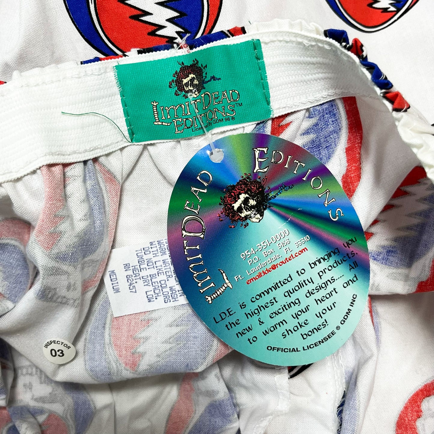 90's Gratefuldead Shorts "LIMITDEAD EDITION" Size (M) Deadstock