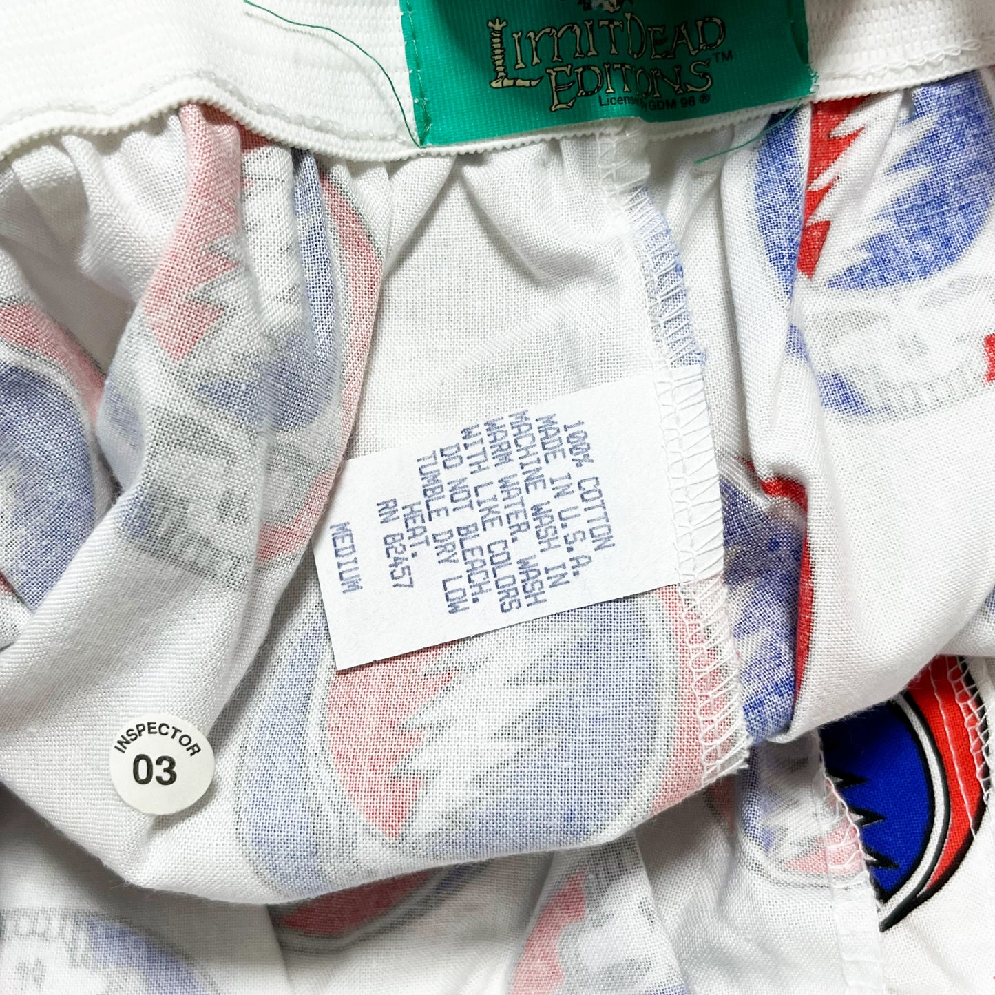 90's Gratefuldead Shorts "LIMITDEAD EDITION" Size (M) Deadstock