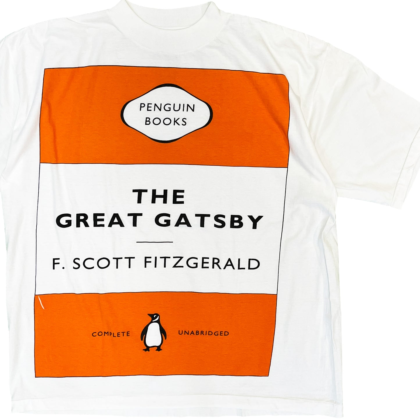 90's PURE ART PENGUIN BOOKS "THE GREAT GATSBY" T F.SCOTT FITZGERALD Size (XL)位 スペシャル！